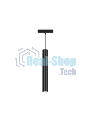 Акцентный подвесной светильник GL4525 BK черный IP20 12W 3CCT 3000-6000K SMART 48V 24° D40*300