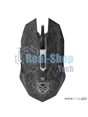 Мышь проводная Defender Shock GM-110L черный, 3200 dpi, USB, кнопки - 6