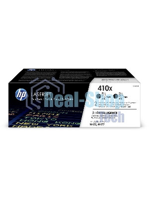 Картридж лазерный HP 410X черный двойная упаковка увеличенной емкости (CF410XD) для HP CLJ M477/M452/M377dw 2 х 6 500 стр.
