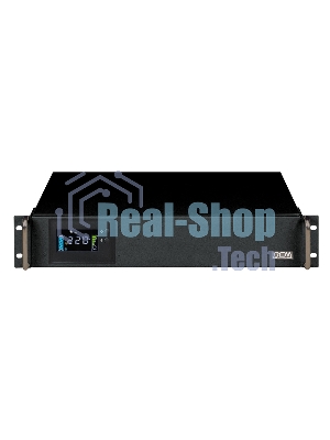 Источник бесперебойного питания Powercom King Pro RM KIN-1200AP LCD 720Вт 1200ВА черный