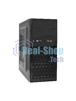 Компьютерный корпус Minitower ExeGate BA-203U-UNS400 (mATX, БП UNS400 с вент. 12см, 3хUSB+1хUSB 3.0, аудио, черный)
