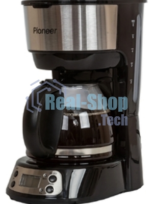 Кофеварка капельная Pioneer CM053D серебристый/черный, исп. кофе - молотый, 0.75 л, 600 Вт