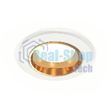 Комплект встраиваемого светильника Ambrella light XC6512004 SWH/PYG белый песок/золото желтое полированное MR16 GU5.3 (C6512, N6113)