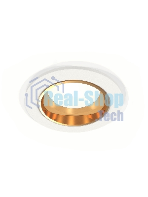 Комплект встраиваемого светильника Ambrella light XC6512004 SWH/PYG белый песок/золото желтое полированное MR16 GU5.3 (C6512, N6113)