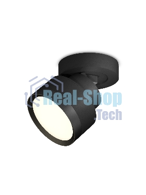 Светильник Ambrella Light XM8102002 SBK/PBK черный песок/черный полированный GX53 (A2229, A2106, C8102, N8113)