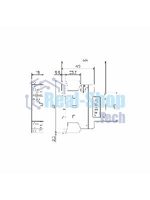 Контактор модульный Werkel 20 A 2NO (1 мод.) W941M20O