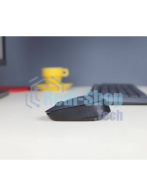 Мышь беспроводная Logitech M170 черный/темно-серый, 1000 dpi, радиоканал, USB, кнопки - 3