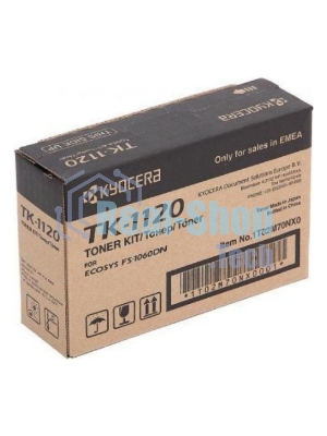 Картридж лазерный Kyocera TK-1120 (1T02M70NX0/1T02M70NXV/1T02M70NX1) черный для FS-1060DN/1025MFP/1125MFP 3000 стр.