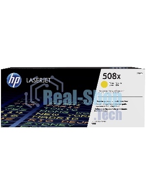 Тонер Картридж HP 508X CF362X желтый для HP CLJ M552/M553 (9500стр.)