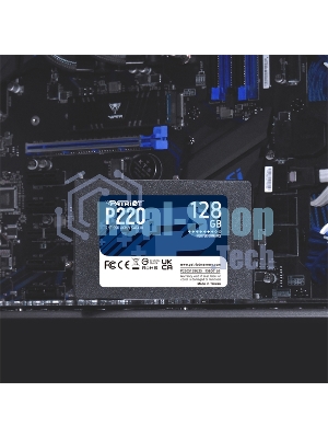 Накопитель SSD Patriot P220, 128Gb, SATA III, 2.5