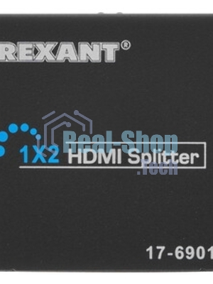 Делитель Rexant гнездо HDMI на 2 гнезда HDMI, пластик