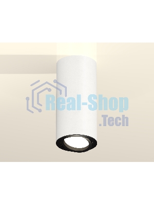 Светильник Ambrella Light XS7442002 SWH/PBK белый песок/черный полированный MR16 GU5.3 (C7442, N7002)