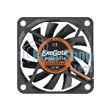 Вентилятор для корпуса ExeGate ExtraSilent ES06010S3P черный, 60 мм, 2000 об/мин, 16 дБ, 3 pin