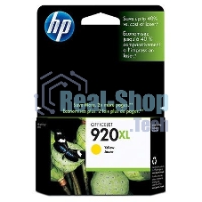 Картридж струйный HP 920XL CD974AE желтый для HP OJ 6000/6500 (700 стр.)