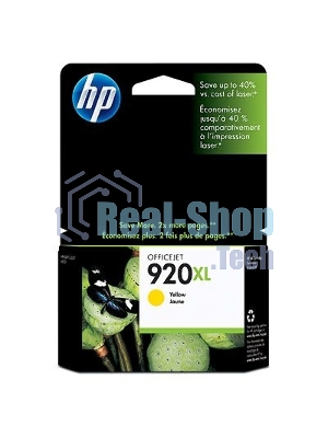 Картридж струйный HP 920XL CD974AE желтый для HP OJ 6000/6500 (700 стр.)