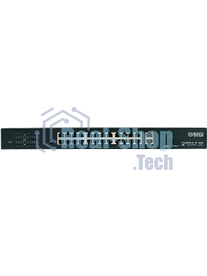 Коммутатор Osnovo SW-62422(400W) 26x100Mb 24PoE+ 400W неуправляемый