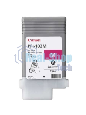 Картридж струйный Canon PFI-102M (0897B001) пурпурный (130 мл.) для Canon imagePROGRAF iPF605, iPF610., iPF650, iPF655, iPF710, iPF755, LP17, iPF510
