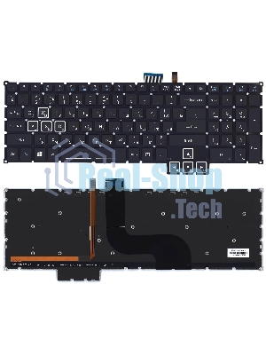 Клавиатура для ноутбука Acer Predator 17X GX-791 черная c подсветкой