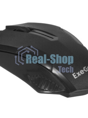 Мышь проводная ExeGate SH-9025S черный, 1000 dpi, USB, кнопки - 3