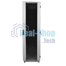Шкаф коммутационный ЦМО ШТК-М-42.8.8-1ААА 42U 800x820мм пер.дв.стекл задн.дв.стал.лист 2 бок.пан. направл.под закл.гайки 500кг серый