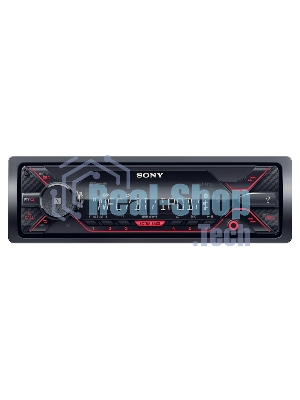 Автомагнитола Sony DSX-A410BT, 1 DIN, Bluetooth, USB Type-A, AUX, съёмная панель