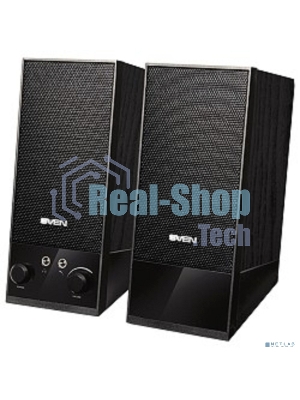 Акустическая система SVEN SPS-604 2.0 черный 4Вт