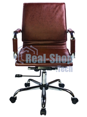 Кресло Бюрократ CH-993-Low/Brown коричневый, экокожа