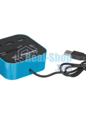 Кард-ридер Rexant 18-4118/черный/MS/MS PRODUO/M2/MMC/SD/microSD/microSDHC/microSDXC/USB Type-C/пластик