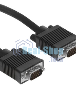 Кабель VGA Pro Cablexpert CC-PVGA-3M, 15M/15M, 3.0м, экран, феррит. кольца, пакет