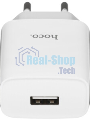 Сетевое зарядное устройство 1 USB/HOCO HC-12899 C72A/Выход: 10.5W/белый