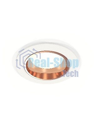 Комплект встраиваемого светильника Ambrella light XC6512005 SWH/PPG белый песок/золото розовое полированное MR16 GU5.3 (C6512, N6114)