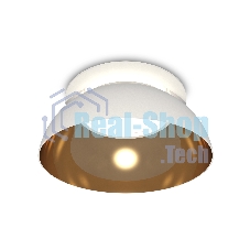 Комплект встраиваемого светильника Ambrella light XC8050101 SWH/PYG/CL белый песок/золото желтое полированное/прозрачный GX53 (C8050, N8144)