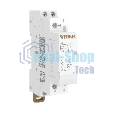 Контактор модульный Werkel 16 A 2NO (1 мод.) W941M16O