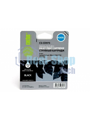 Картридж струйный Cactus CS-CD975 №920XL черный (56.6 мл.) для HP Officejet 6000/6500/7000/7500