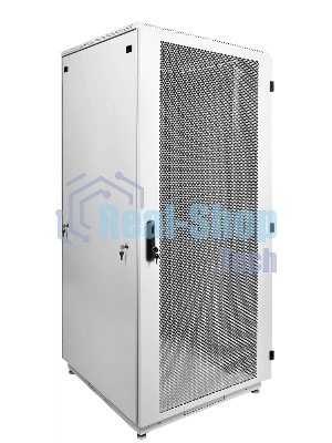 Шкаф коммутационный ЦМО ШТК-М-42.8.8-4ААА 42U 800x820 мм пер. дв. перфор. задн. дв. стал. лист 2 бок. пан. 500 кг белый