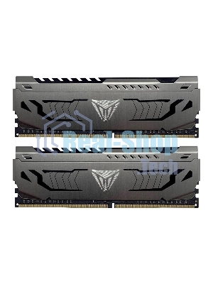 Оперативная память Patriot Viper Steel, DDR4, 64GB (2x32GB), 3200MHz, CL16, DIMM, радиатор, черный