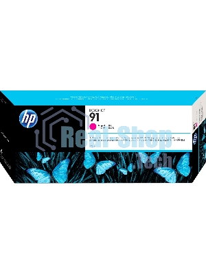 Картридж струйный HP №91 C9468A пурпурный для HP DJ Z6100 (775мл)