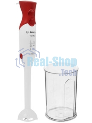 Блендер погружной Bosch MSM 64010 красный, 450 Вт, 2 скорости, турбо