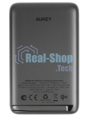 Портативный аккумулятор Aukey Magnetic2 6700 Qi2
