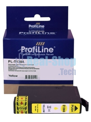 Картридж струйный ProfiLine PL-T1304 для принтеров Epson Stylus SX525WD/SX535WD/SX620/Office B42WD/BX525/BX535/BX625FWD/BX635FWD/BX925/BX935/WorkForce 525/630/3010/3520DWF/3530/3540/7015/7515/7525 с чернилами Yellow 10,1 мл