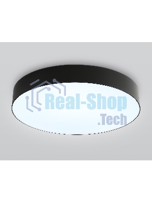 Потолочный светодиодный светильник Ambrella light FZ1365 BK черный IP20 60W 3000-6500K 490*80 (ПДУ ИК)