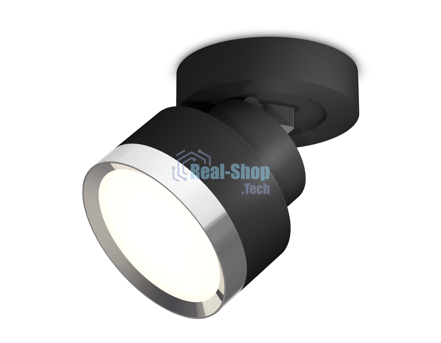 Светильник Ambrella Light XM8102003 SBK/PSL черный песок/серебро полированное GX53 (A2229, A2106, C8102, N8118)
