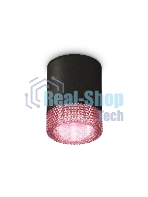 Светильник Ambrella Light XS6302042 SBK/PI черный песок/розовый MR16 GU5.3 (C6302, N6152)