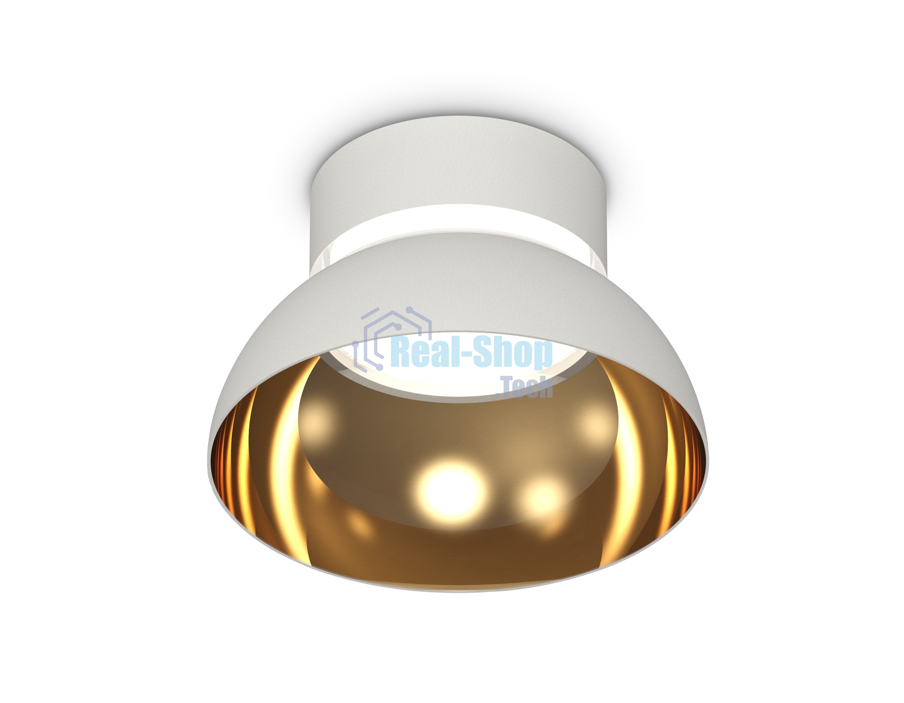 Светильник Ambrella Light XS8101036 SWH/PYG/CL белый песок/золото желтое полированное/прозрачный GX53 (C8101, N8144)