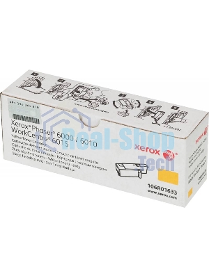 Картридж лазерный Xerox 106R01633 желтый для Xerox Ph 6000/6010N/WC 6015 (1000 стр.)(Channels)
