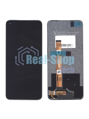 Дисплей (модуль) для OPPO A54 5G в сборе с тачскрином черный