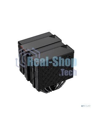 Кулер для процессора PCCooler RZ620 BK (260W, 4-pin PWM, 157.5мм, Al/Cu, 6x6мм, 1x120мм, 86.73CFM, 32dBA, 2200RPM, S: 1851/1700/1200/115X, AM5/AM4, черный)