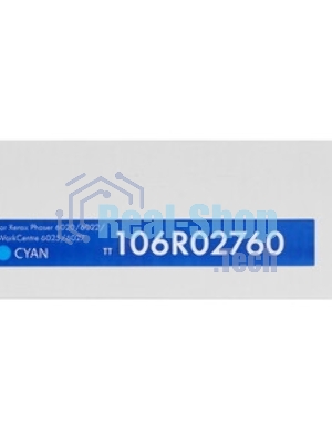 Картридж лазерный NVPrint совместимый Xerox 106R02760 Cyan для Phaser 6020/6022/WorkCentre 6025/6027 (1000k)