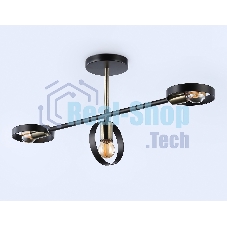 Светильник Ambrella light TR8229/3 BK/SB черный/бронза E27/3 max 40W 660*165*300