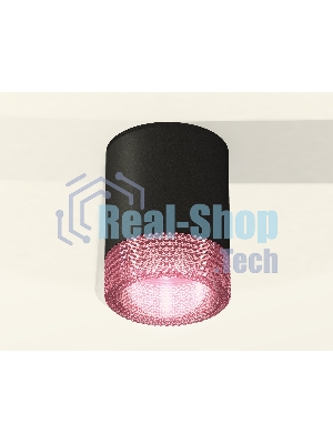 Светильник Ambrella Light XS6302042 SBK/PI черный песок/розовый MR16 GU5.3 (C6302, N6152)